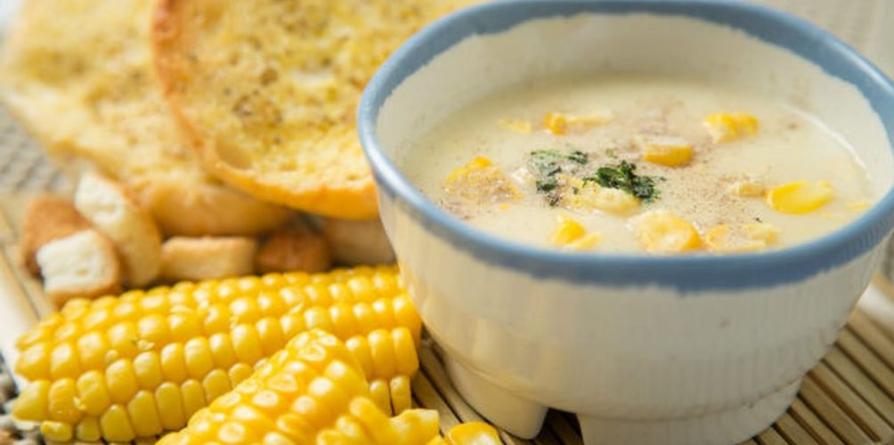 شوربة الذرة الخفيفة وسريعة التحضير