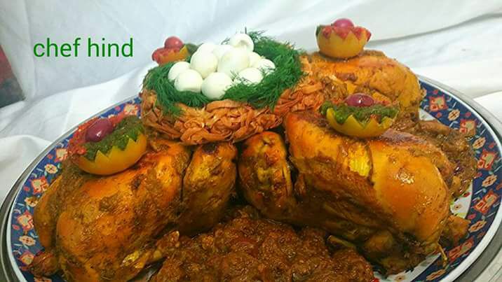 دجاج  مدغمر ديال العراسات