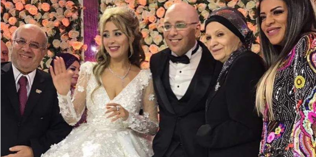 أول صورة لجنات مهيد مع زوجها في شهر العسل