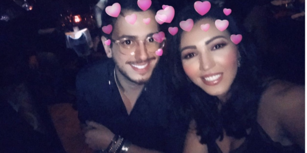 أسماء لمنور تقوم بزيارة ثانية لسعد لمجرد في باريس