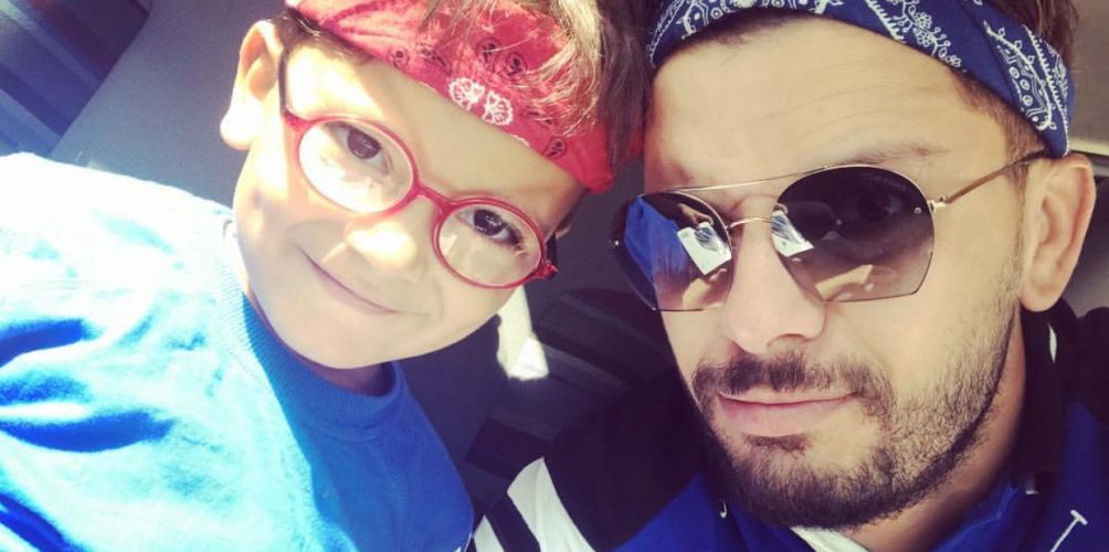 بالفيديو: هكذا إحتفل حاتم عمور بعيد ميلاد إبنه