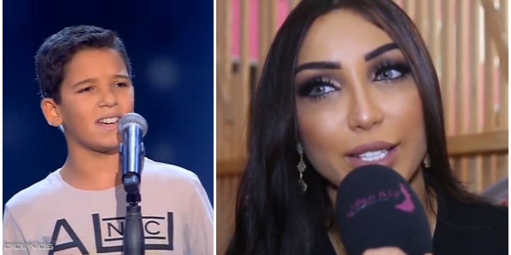 هكذا دعمت دنيا بطمة حمزة صاحب اللفة الثلاثية بـ »دافويس كيدز »