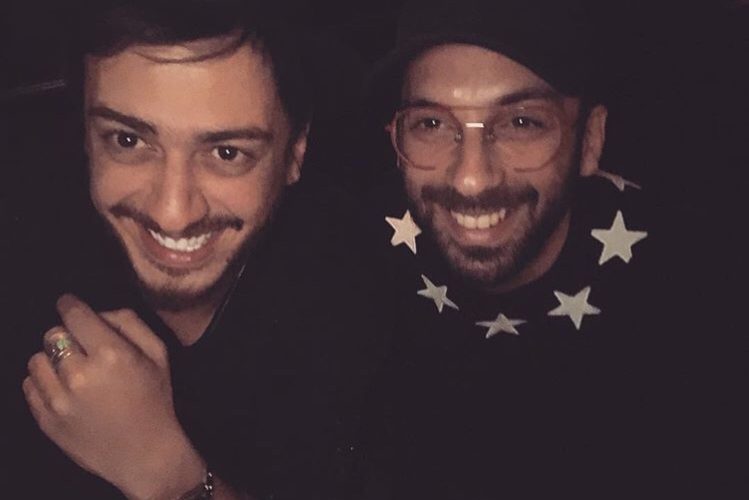 صورة: مول البندير رفقة سعد لمجرد في باريس