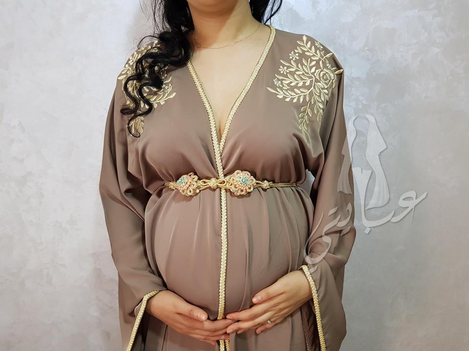 صور…عبايات بلمسة تقليدية مغربية للحوامل
