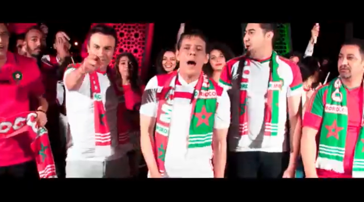 ‏ »We come back » إهداء من النجوم المغاربة لأسود الأطلس (فيديو)