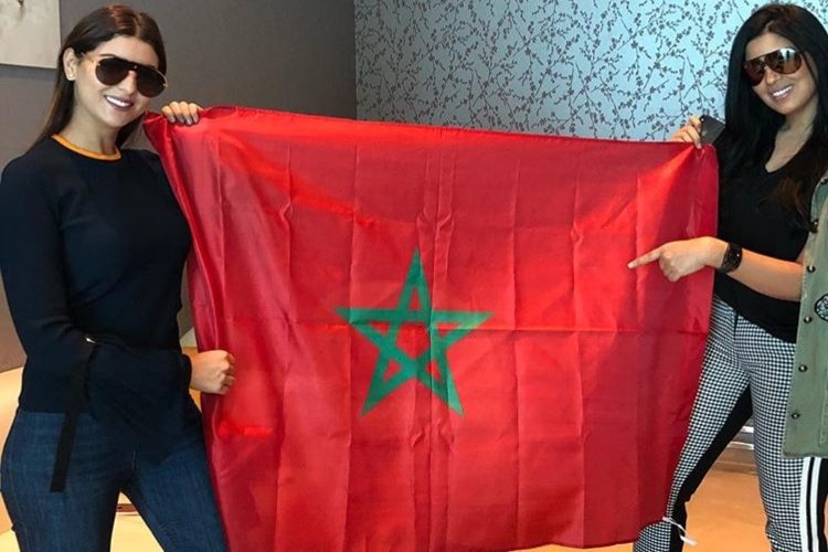 الصورة الأولى لمريم سعيد وهند بومشمر من موسكو