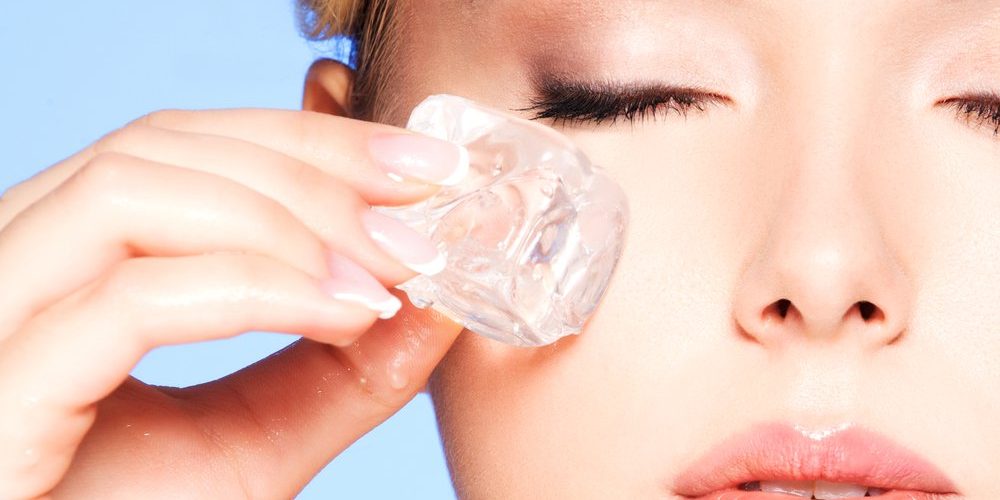 الثلج و زيت جوز الهند سيزيلان علامات التعب من بشرتك