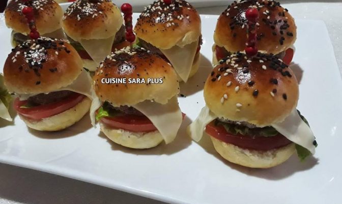 مني برغر بسمك السردين للأطفال