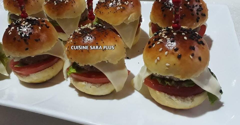 مني برغر بسمك السردين للأطفال