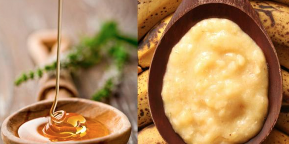 قناع الموز والعسل