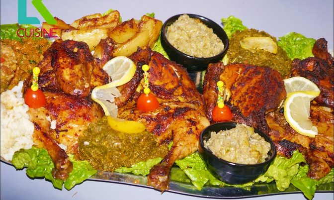 دجاج مشوي بتتبيلة رائعة