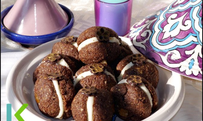 حلوى معلكة بالبرتقال والشوكولا بمذاق راقي