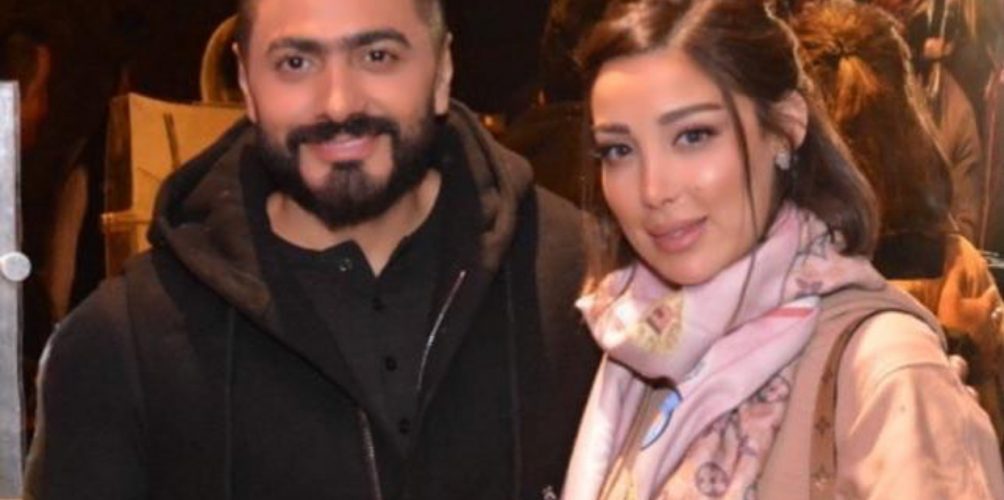تامر حسني لزوجته بسمة: « مليون شكرًا.. أحبك حقا! » (صورة)