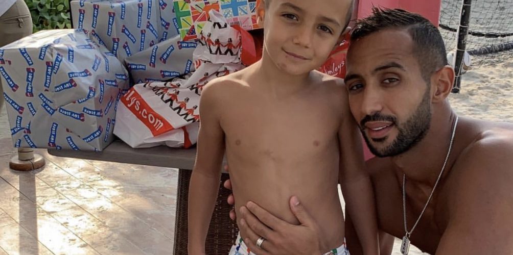 بالصور.. المهدي بنعطية يحتفل بعيد ميلاد ابنه في دبي