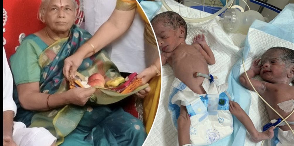 معجزة طبية.. سيدة تلد طفلتين توأم في سن الـ73