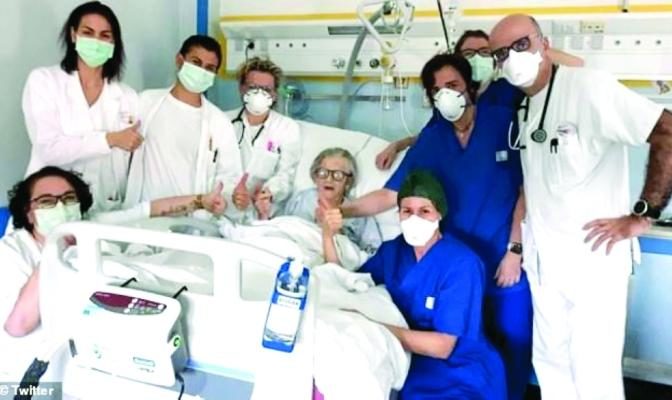 تغلبت على كورونا.. قصة المسنة الإيطالية التي زرعت الأمل في العالم