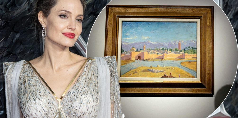 بأكثر من 8 ملايير سنتيم.. أنجلينا جولي تبيع لوحة &laquo;&nbsp;مراكش&nbsp;&raquo;