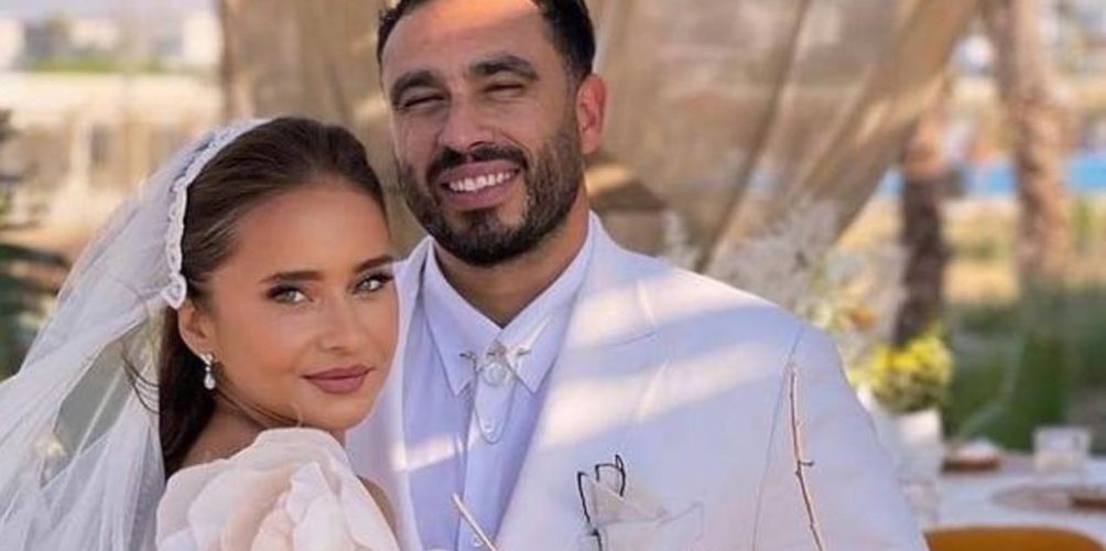 لأول مرة ترتدي فستان الزواج.. نيللي كريم تعقد قرانها باللاعب هشام عاشور