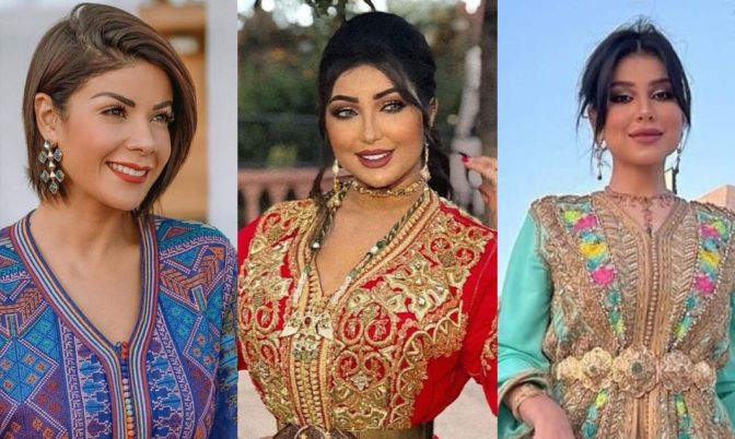 من بينهن دنيا بطمة وليلى الحديوي وحنان لخضر.. أحدث إطلالات النجمات بالقفطان المغربي(صور)