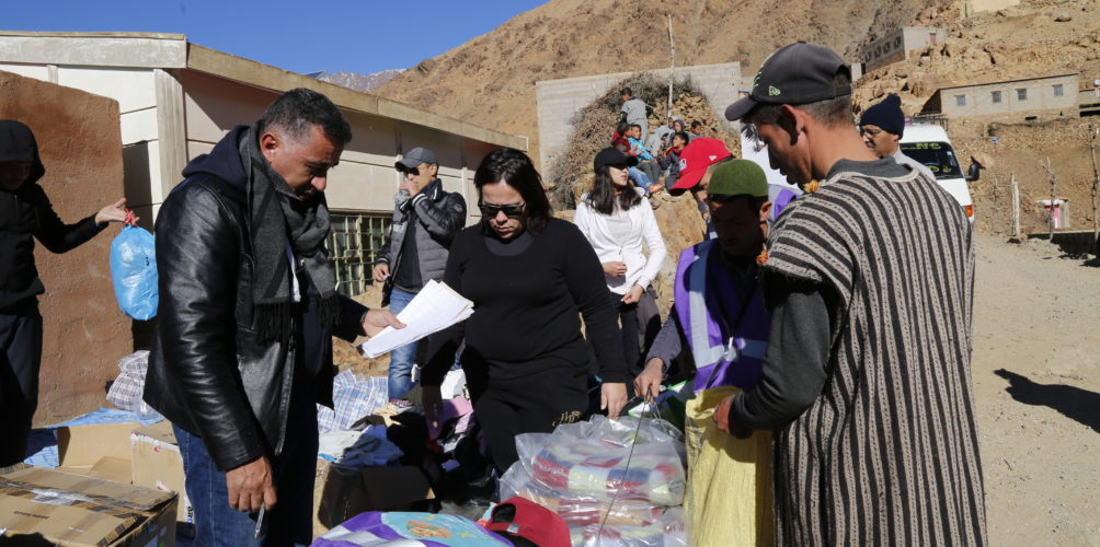 للتخفيف من موجة البرد.. حملة إنسانية تستهدف 5 دواوير بتوبقال (صور)