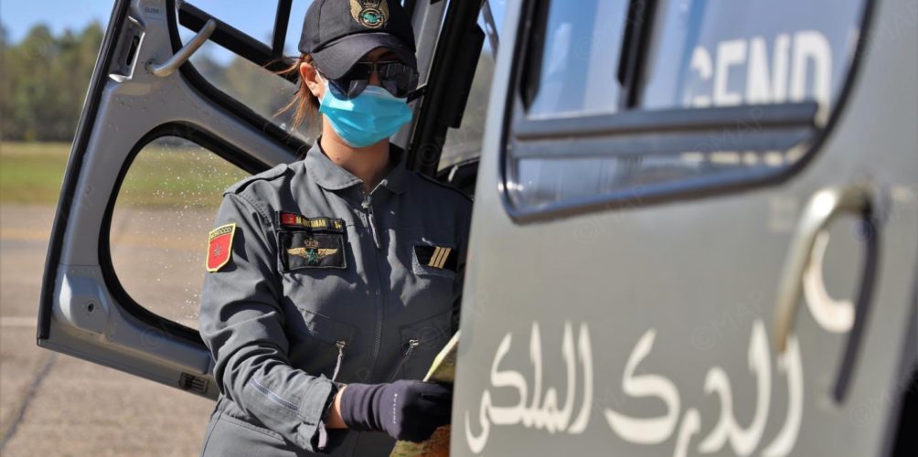 ملاك قتيبة.. الرقيب الأول في المجموعة الجوية للدرك الملكي تتحدث عن شغفها لمهنتها