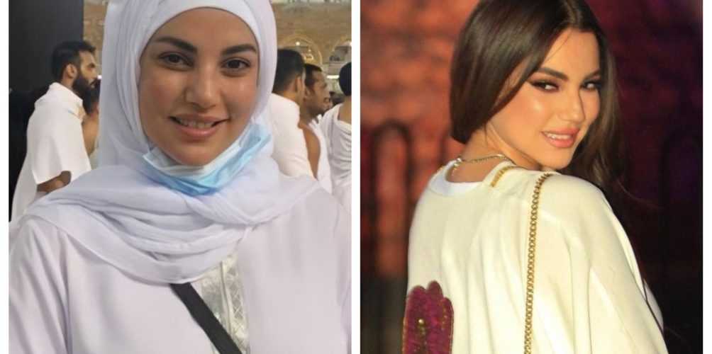 في رمضان.. الفنانة درة زروق تؤدي مناسك العمرة