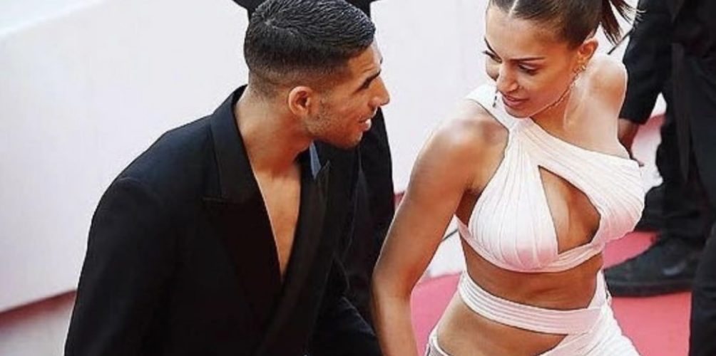 دخول الشبوقات.. مغاربة ينتقدون إطلالة حبيبة اللاعب أشرف حكيمي في مهرجان « كان » السينمائي (صور)