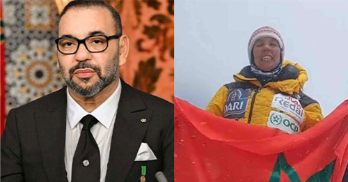 بعد رفعها العلم المغربي على أعلى قمة في الهيمالايا.. جلالة الملك يهنئ البطلة بشرى بايبانو