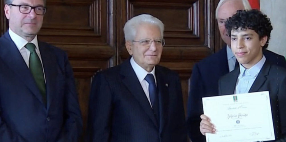 حصل على 20/20 في امتحانات الباكالوريا تخصص الفيزياء النووية.. رئيس إيطاليا يُكرم طالبا مغربيا