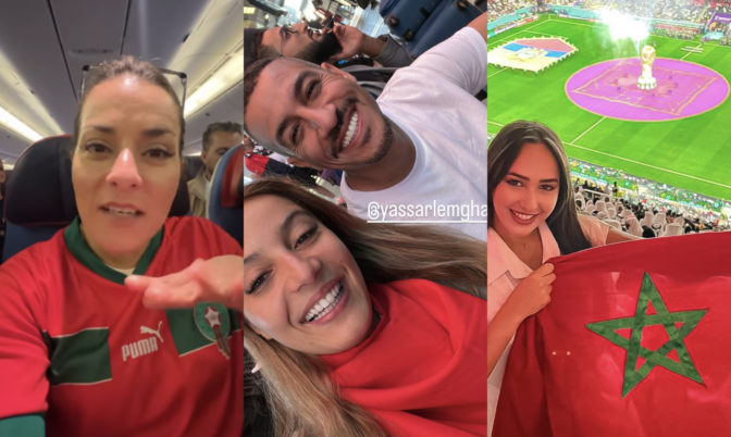 تشجيعا للمنتخب الوطني.. مشاهير مغاربة يُحلقون إلى قطر (صور)