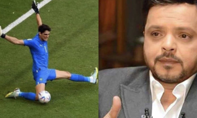 محمد هنيدي يشيد بأداء ياسين بونو: السد العالي بتاع المغرب