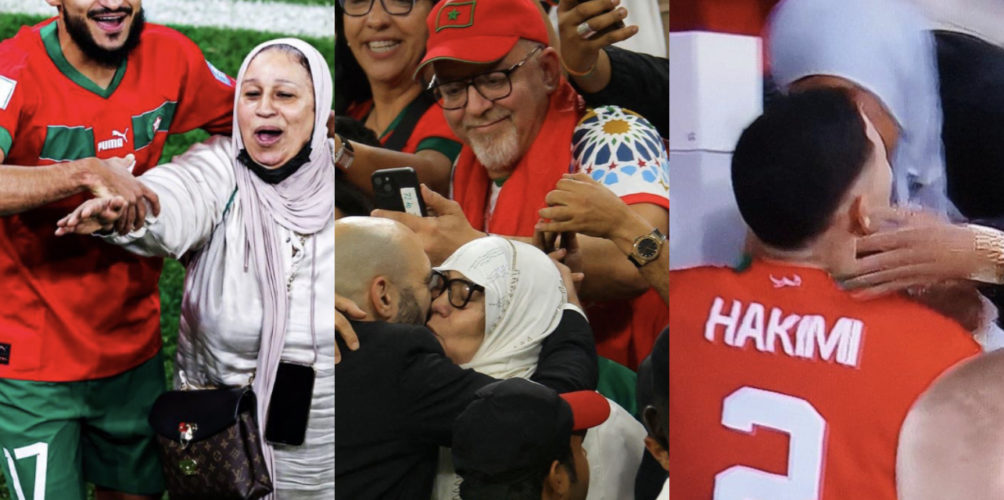 كلشي برضاة الوالدة.. الركراكي وبوفال وحكيمي في لقطات مؤثرة مع أمهاتهم (صور)