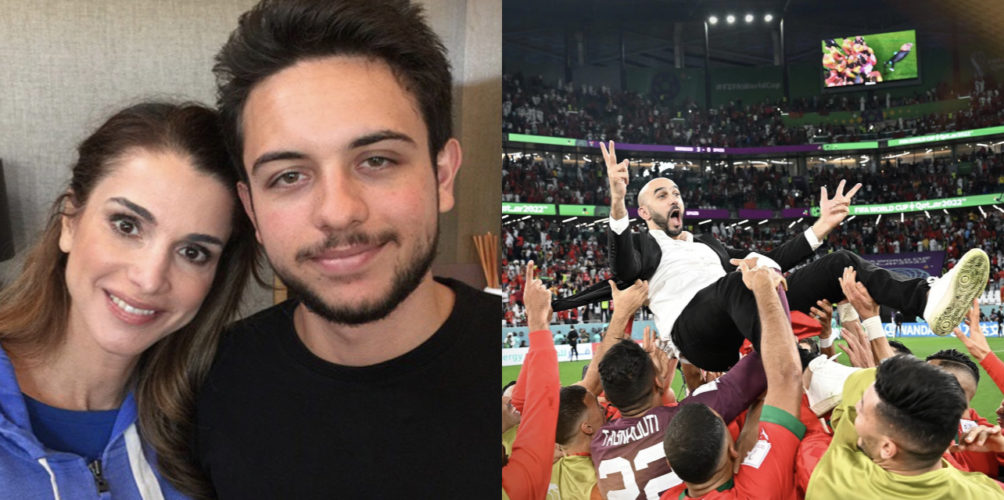 بعد الانتصار التاريخي.. الملكة رانيا وولي العهد الأردني يهنئان أسود الأطلس