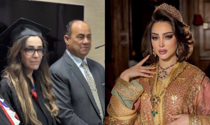 أهدتها لكل امرأة طموحة.. والدة بسمة بوسيل تحصل على الدكتوراه