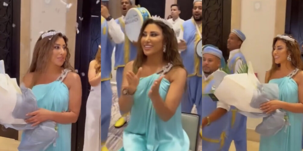 استقبال على الطريقة المغربية.. نجوى كرم عروس في الدارالبيضاء (فيديو)