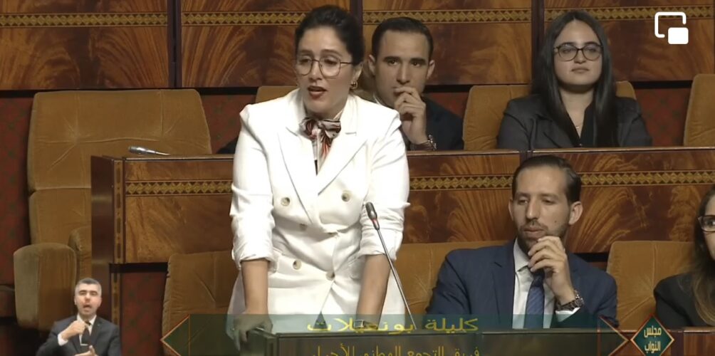 دعت إلى تجهيز سيارات الإسعاف استجابة لنداءات المواطنين.. إشادة كبيرة بمداخلة كليلة بونعيلات في البرلمان