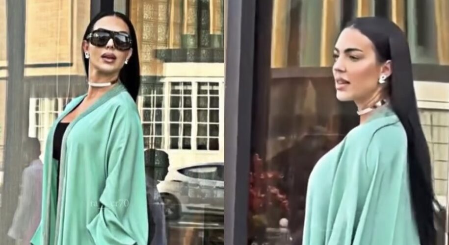 لاقت إعجاب كثيرين.. عباءة جورجينا من تصميم مغربية (صور)