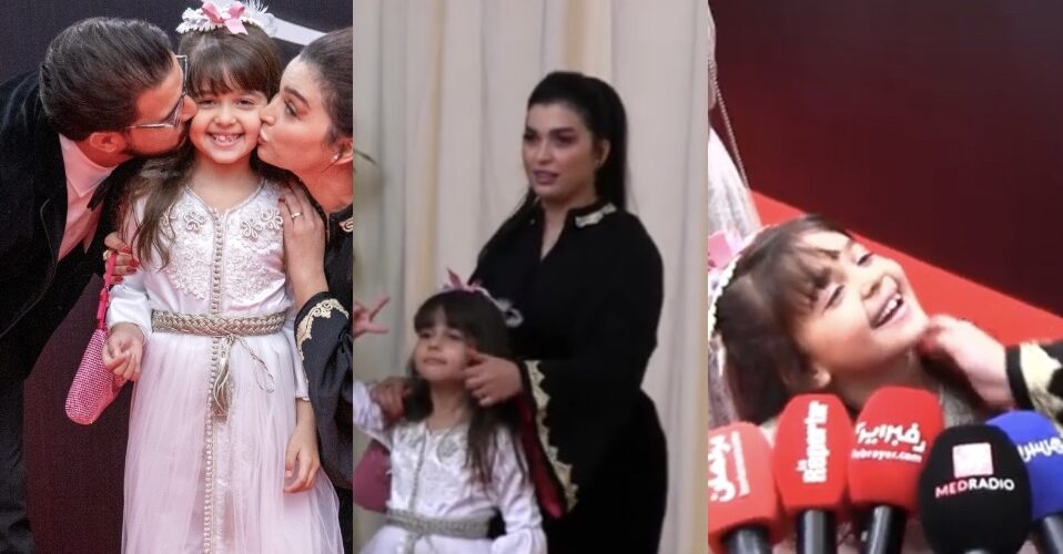 المهرجان الدولي للفيلم في مراكش.. ابنة فرح الفاسي وعمر لطفي تخطف الأنظار على السجادة الحمراء (فيديو)
